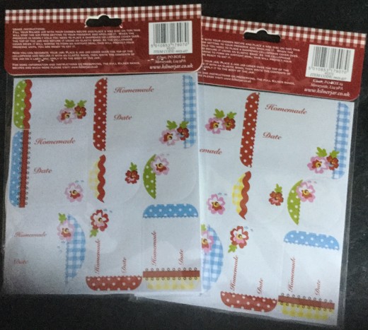 The back of the packs shows the enclosed labels