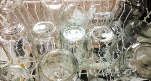 Sparkling clean after a hot wash in the dishwasher