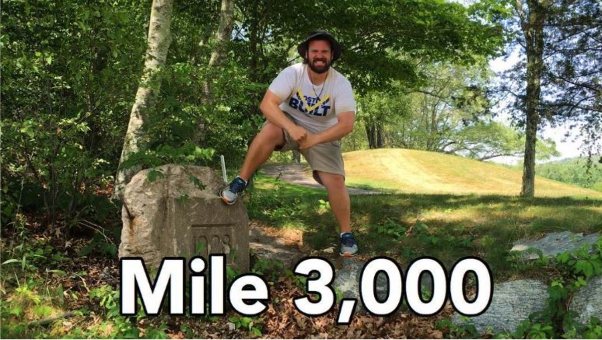 This is Ben after he had walked 3,000 miles!