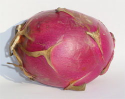 Dragon fruit.  At a shop near you.  This is really good food for diabetics.  