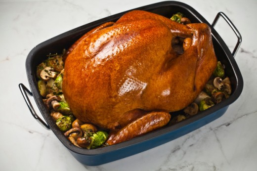 Many turkeys were a part of the Christmas Dinner at the Inn