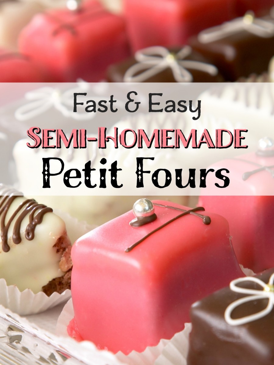 The Easiest Petit Fours Recipe Delishably