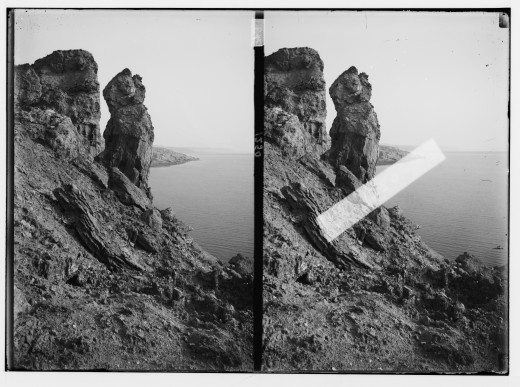 "Pillar of Salt" at Mount Sodom  {{PD-1923}} 