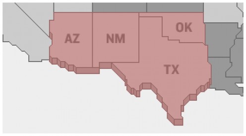 Native American Nations in the Southwestern States - Oklahoma and Texas ...