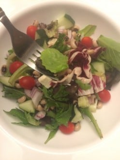 Mediterranean Black Eyed Pea Salad