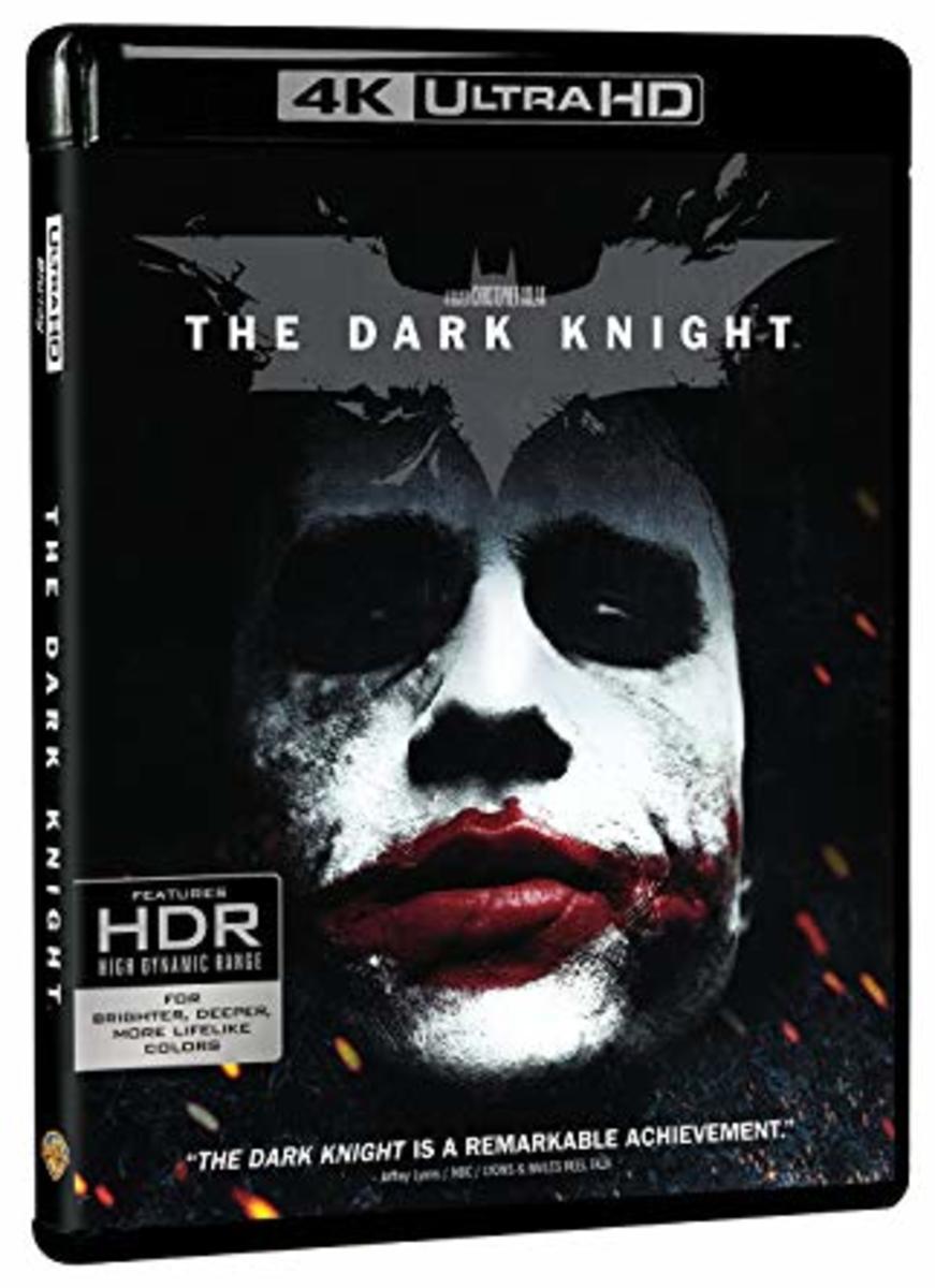 "The Dark Knight" 4K Blu-Ray cover.