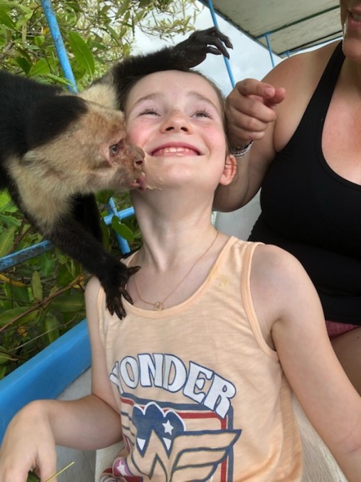 Take a monkey tour on a boat through the jungle