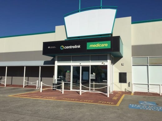 There are thousands of centrelink offices like this one in Australia. The federal government has opened them to help those people that need apply for unemployment benefit, pensions and other government issues