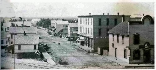 A typical street of the 1880s