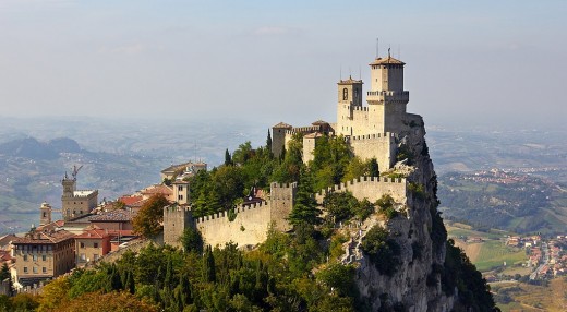 The fortress of Città di San Marino