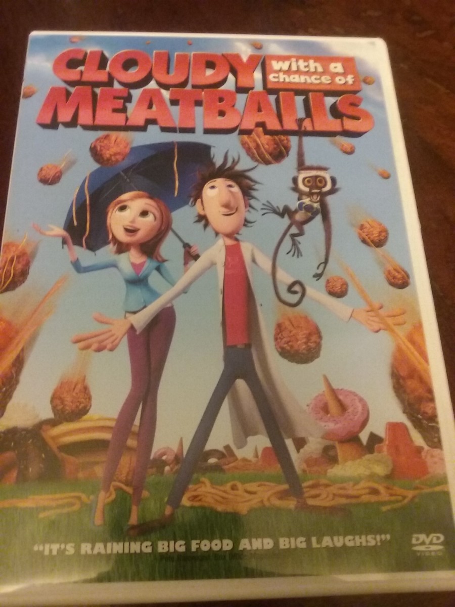 Cloudy With a Chance of Meatballs the movie DVD cover 