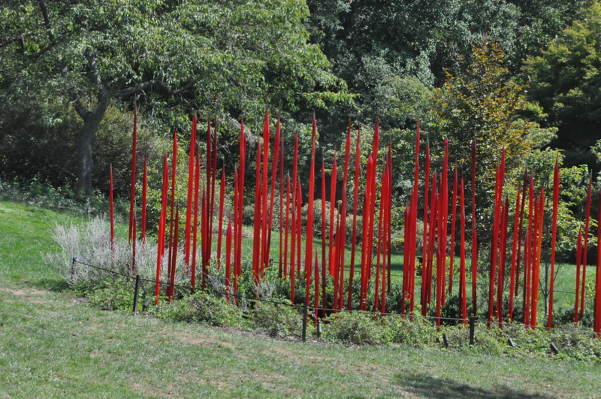 "Red Reeds" 2008 Shrub Garden.