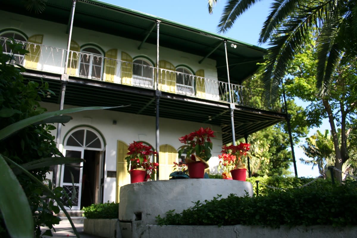 The Ernest Hemingway House in Key West.