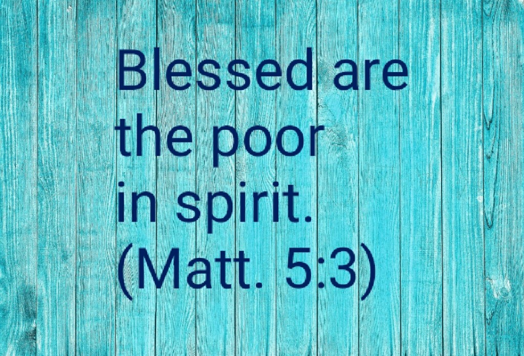 What Does Poor In Spirit Mean