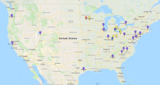 Big shout out to your city if you live in one of these areas!  Don't see your city?  Get something started!  Below are links to some of the more successful lights out programs.