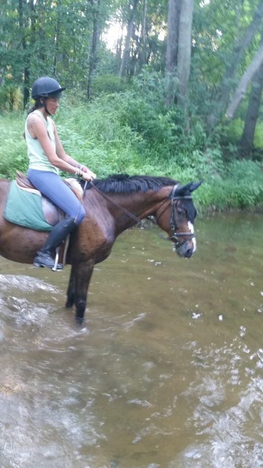 A trail ride is always good for everyone's outlook on life. 