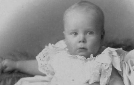 Henry Allingham as an infant (Source:  Public domain photo courtesy of WikiPedia Commons)