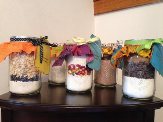 Of course, you can always get a ready made gift in a jar on etsy