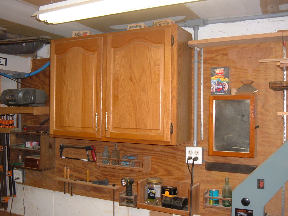 My Woodshop Storage Ideas: Recycling Kitchen Cabinets Into ...