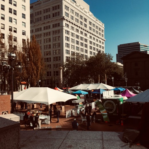 Downtown Portland. I grew up here.