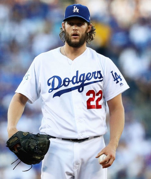 L.A. Dodgers' pitcher, Clayton Kershaw.