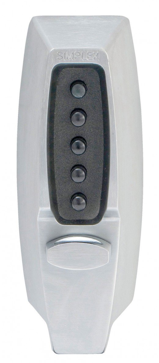 Simplex 7000 series residential entry lock.  