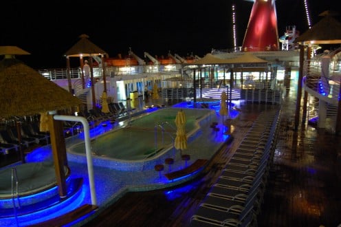 Pool Deck on Carnival Inspiration