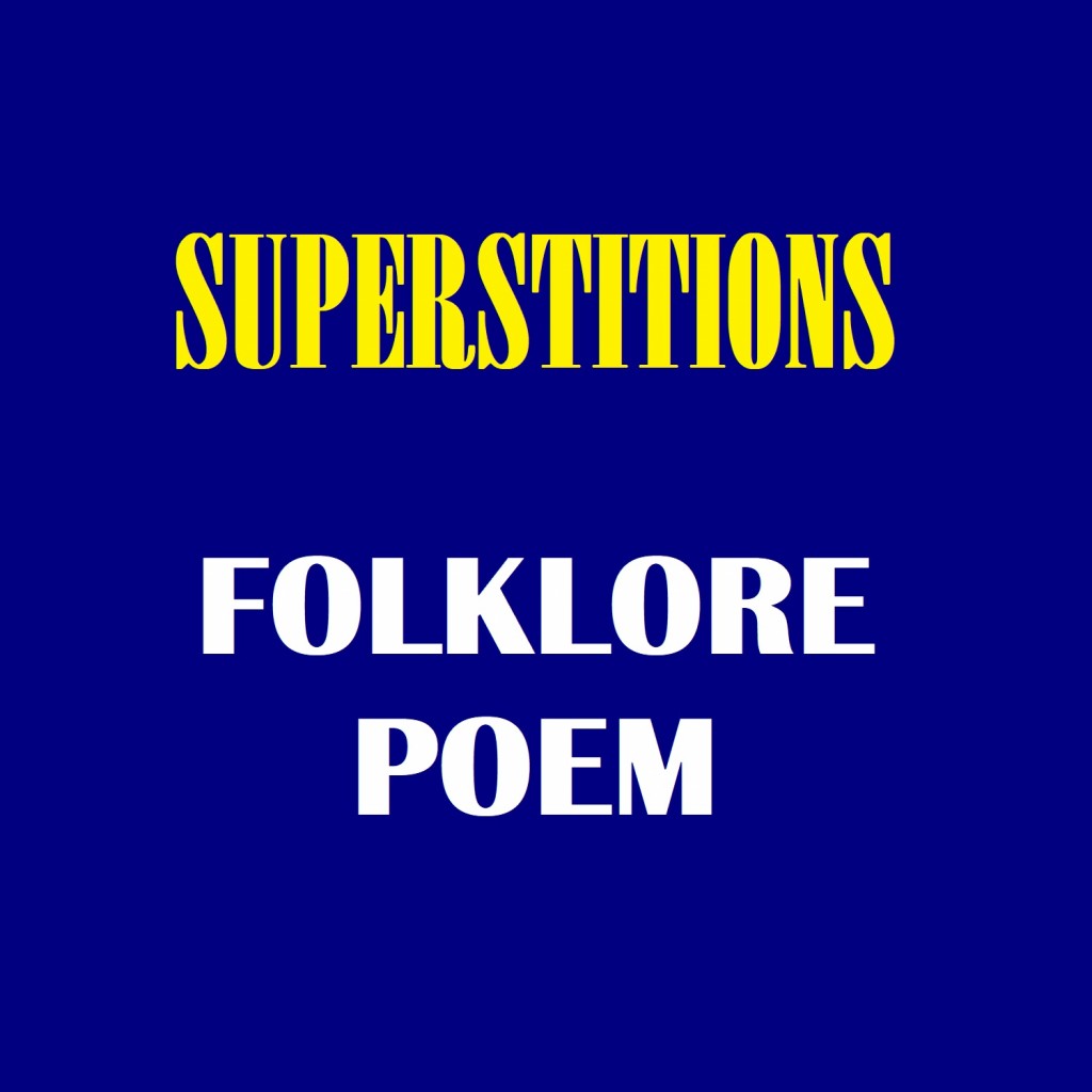 Superstitions A Folklore Poem LetterPile