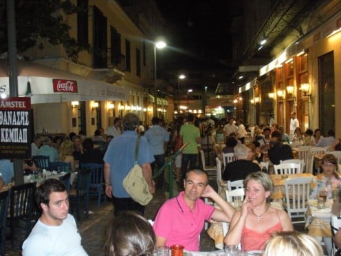 Athens, where we were when we had our first slouvakis!  I can't believe that I didn't take a pic of them, sigh..