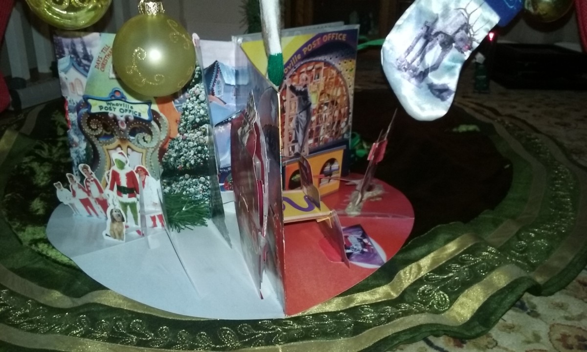 The DVD for the 2000 version came with a popup book that makes for a good holiday decoration.