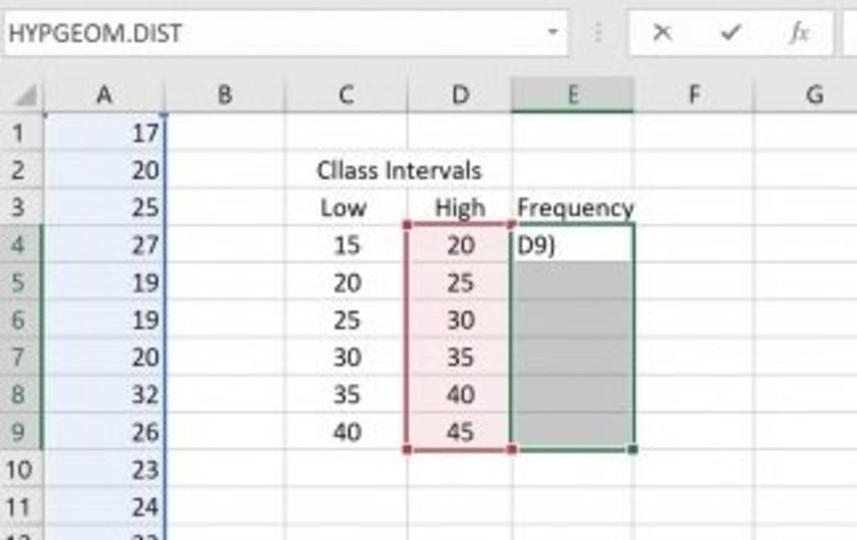 Frequency Chart Excel