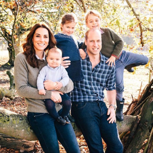 Prince William, Kate Middleton, Prince George, Princess Charlotte and Prince Louis