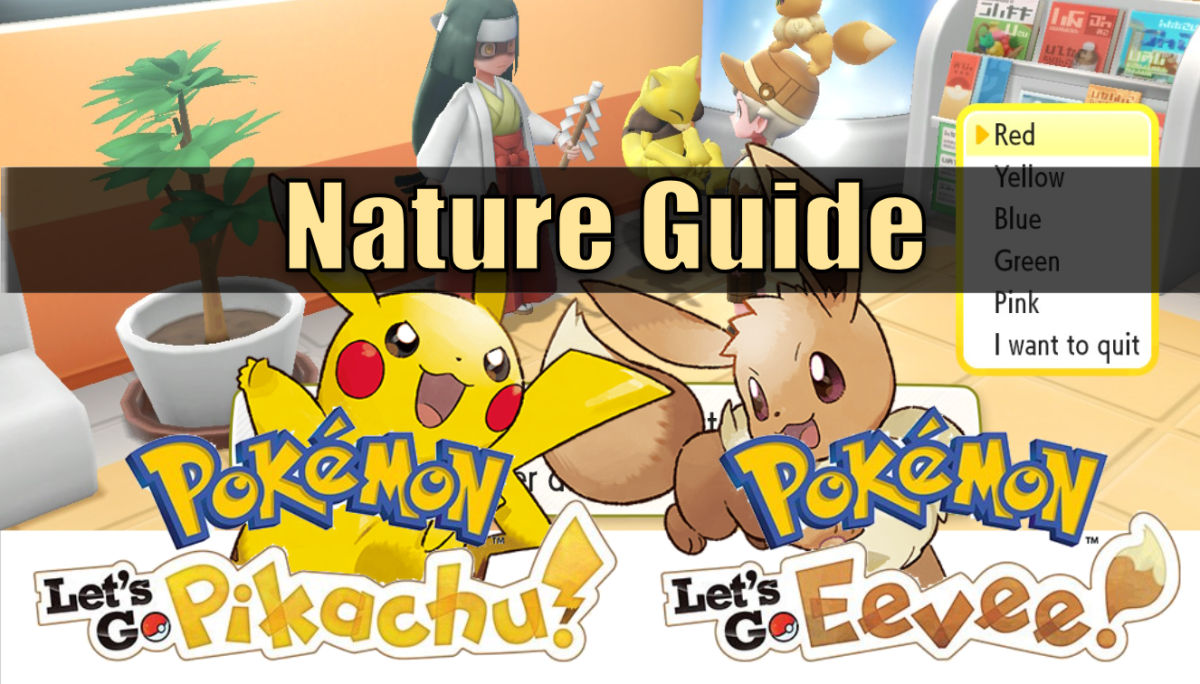 Pokemon Lets Go Nature Guide Levelskip