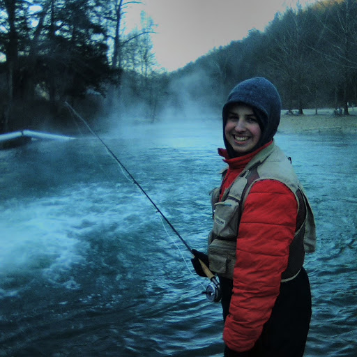 First day fly fishing for trout