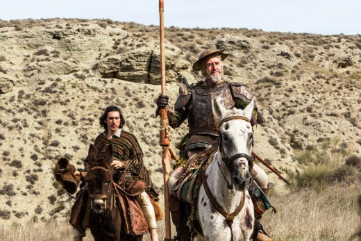 Adam Driver and Jonathan Pryce as Toby and Don Quixote in Terry Gilliam's, "The Man Who Killed Don Quixote."