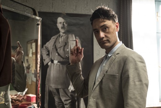 Taika Waititi on the set of his new film, "Jojo Rabbit."