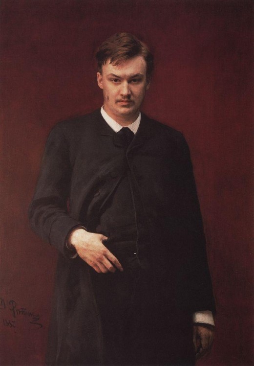 Portrait of Glazunov, 1887.