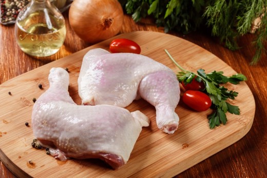 Be sure chicken is clean, odorless and firm to the touch.