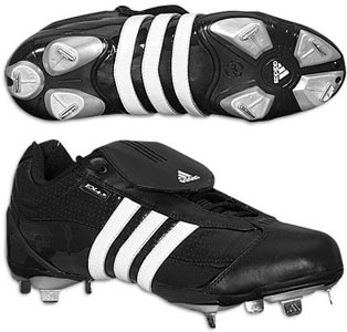 Steel cleats pictured above