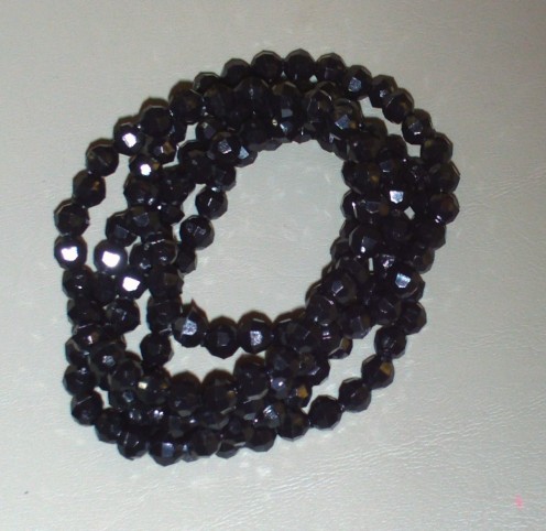 Make five bracelets to wear togehter.