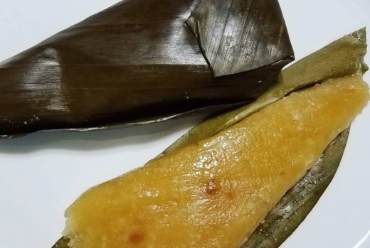 A well loved kakanin called pinuso which is made from grated cassava.