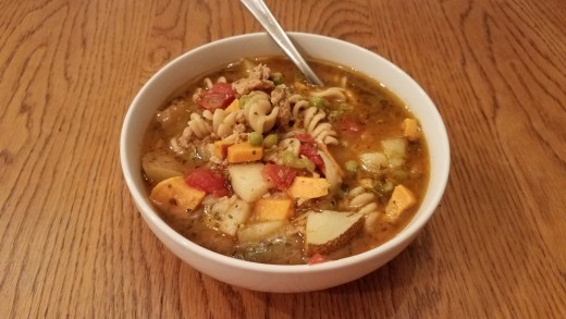 Sausage and Winter Veggie Soup