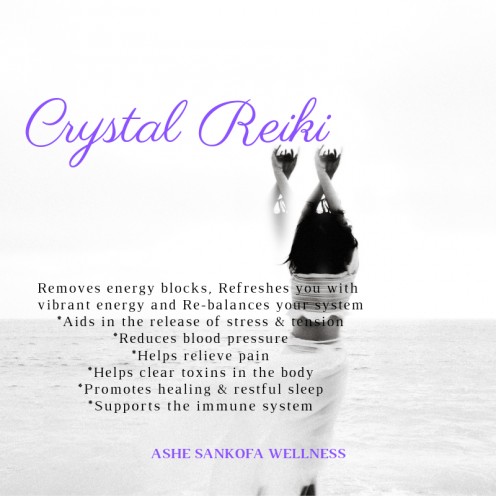 Crystal Reiki Services by Ashe Sankofa Wellness