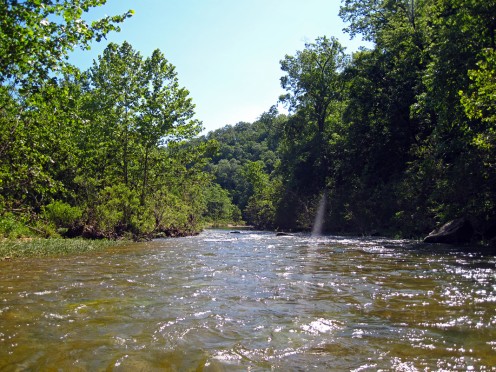 A scene on the Jack's Fork River
