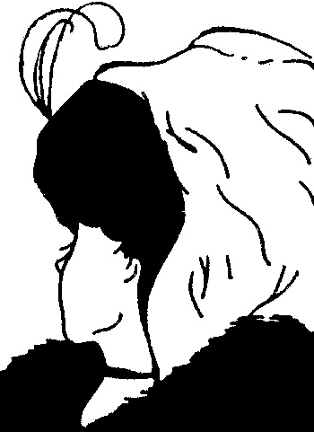 Old woman or young woman with head turned? Or is it just a random set of lines and ink blots?