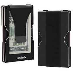 Lindenle Mens Minimalist Metal Wallet Aluminum Credit Card Holder Money Clip Review