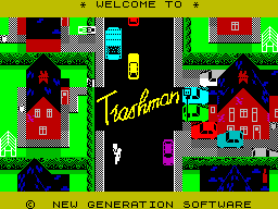 As soon as you laid eyes on the colourful graphics, you just knew Trashman was going to be good