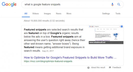 A featured snipped