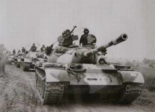 1965 war -Tanks in action