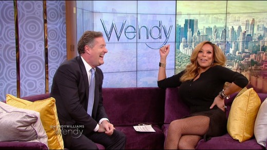 Piers Morgan and Wendy Williams